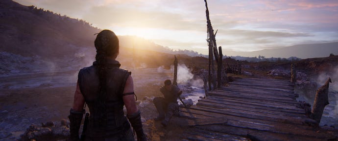 Senua’s Saga: Hellblade 2 running at ultrawide 3440x1440 resolution.