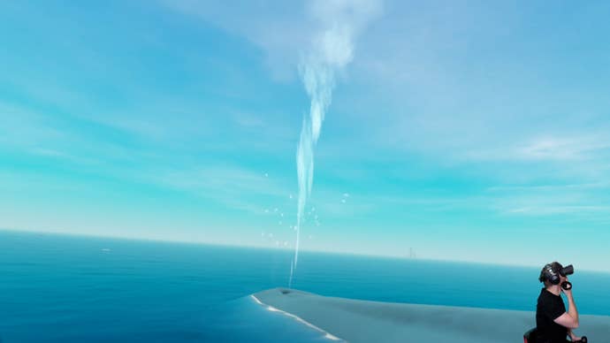 Ian is shocked by a surprise whale