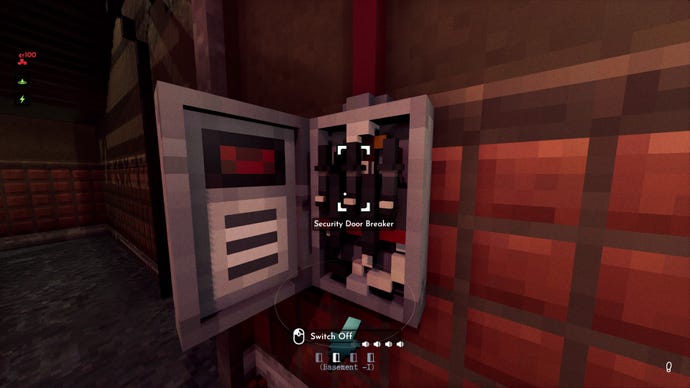 Switching off the power to a security door in Shadows Of Doubt