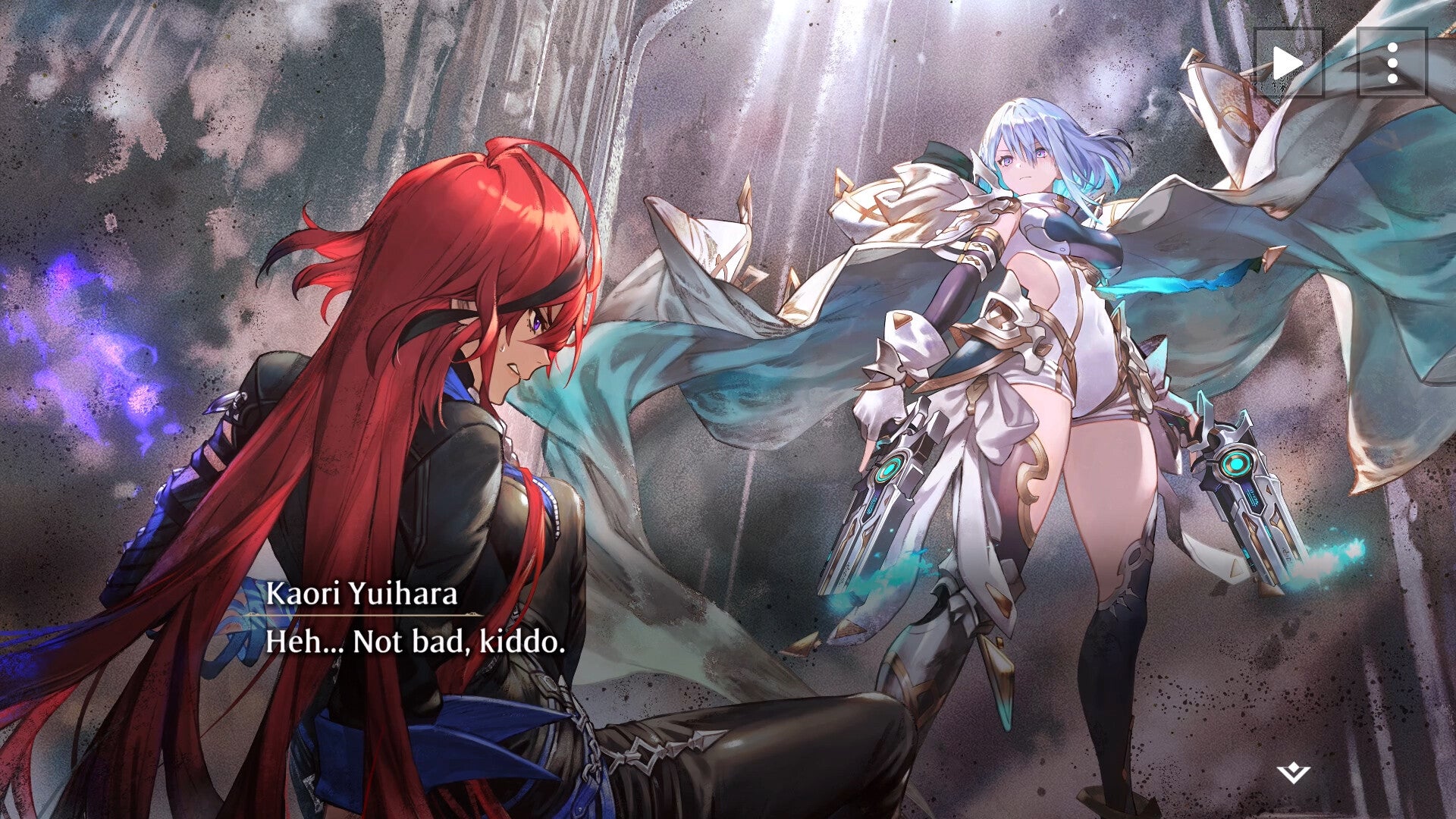 Dreizehn speaks to Kaori in key artwork for Shadowverse: Worlds Beyond - 1