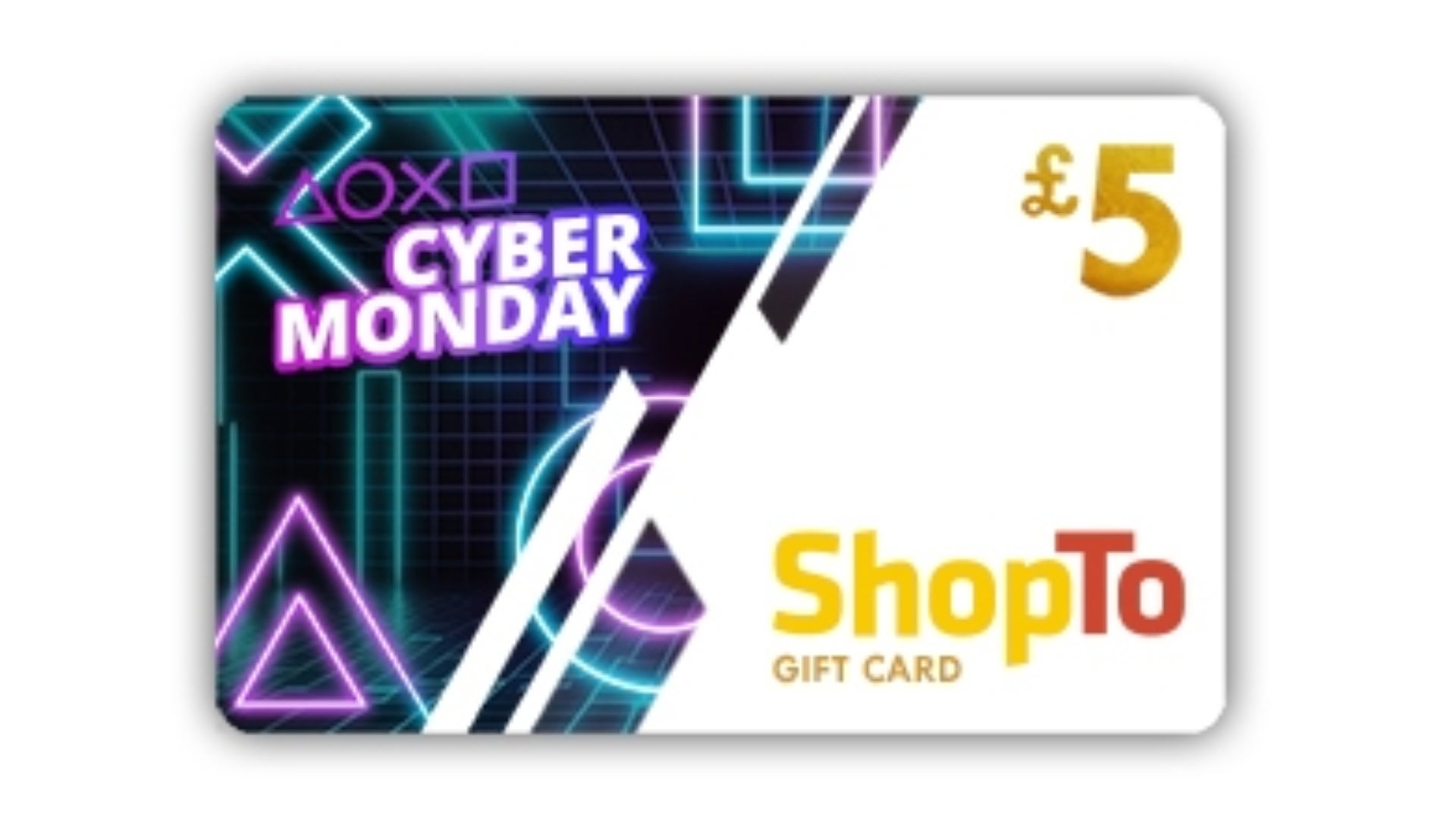 Get a free Cyber Monday 5 gift card from ShopTo with any