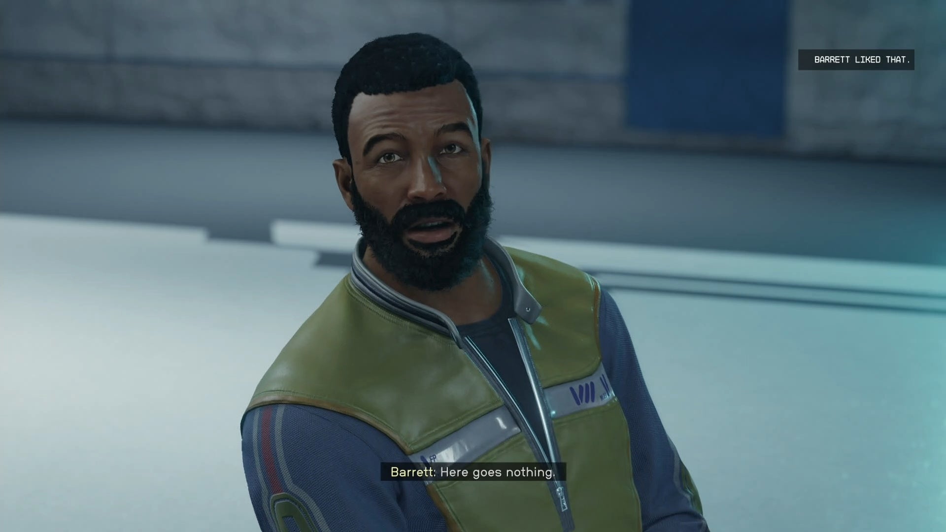 first person view looking at barrett to liked the microbe decision