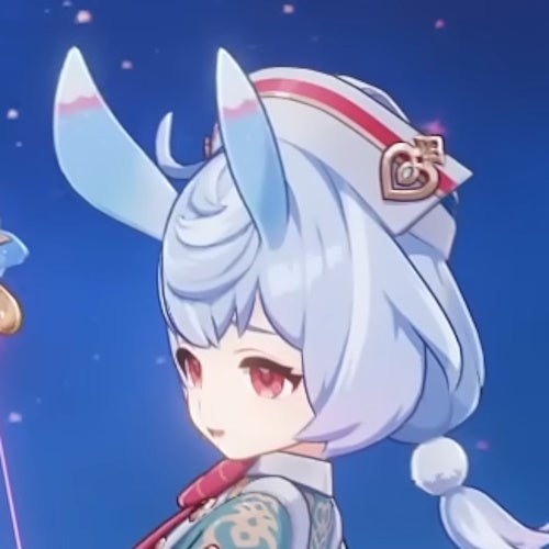 Close up of Sigewinne in the character menu of Genshin Impact.