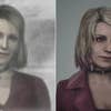 Comparison shots of the original PS2 version of Silent Hill 2 and the PS5 remake.