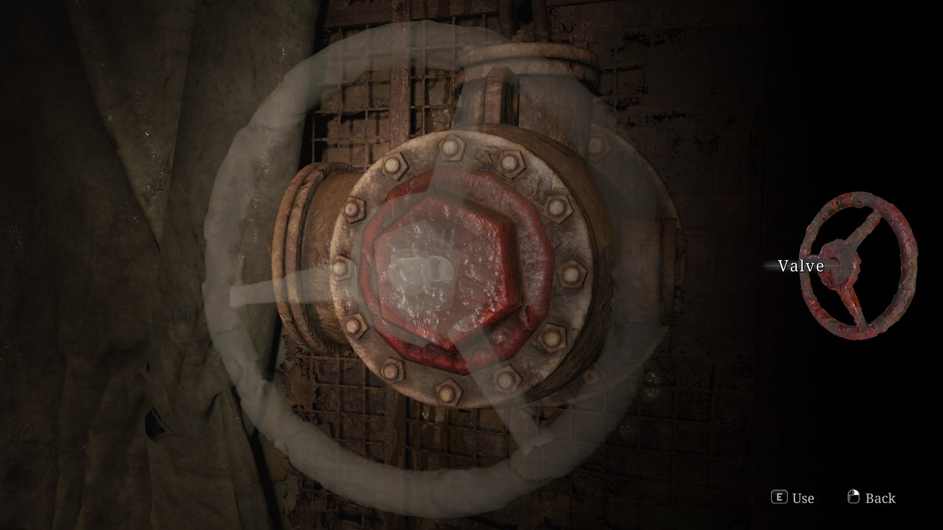 James attaches a valve to a pipe that is missing one in Blue Creek Apartments in the Silent Hill 2 Remake - 5