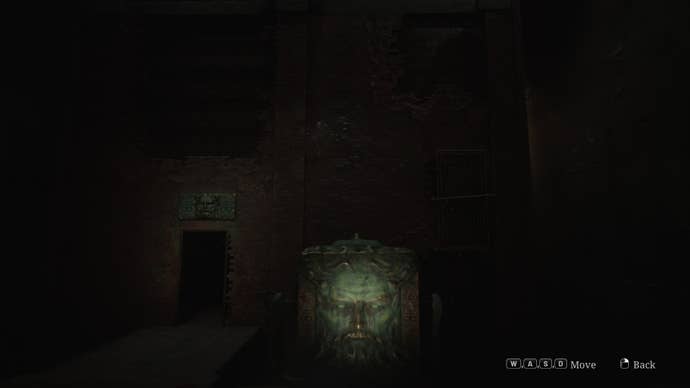 The rotating cube found in the Labyrinth of the Silent Hill 2 remake is shown