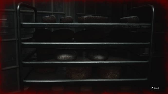 A bread shelf found in the Lake View Hotel Employee Section’s Kitchen is shown in the Silent Hill 2 remake