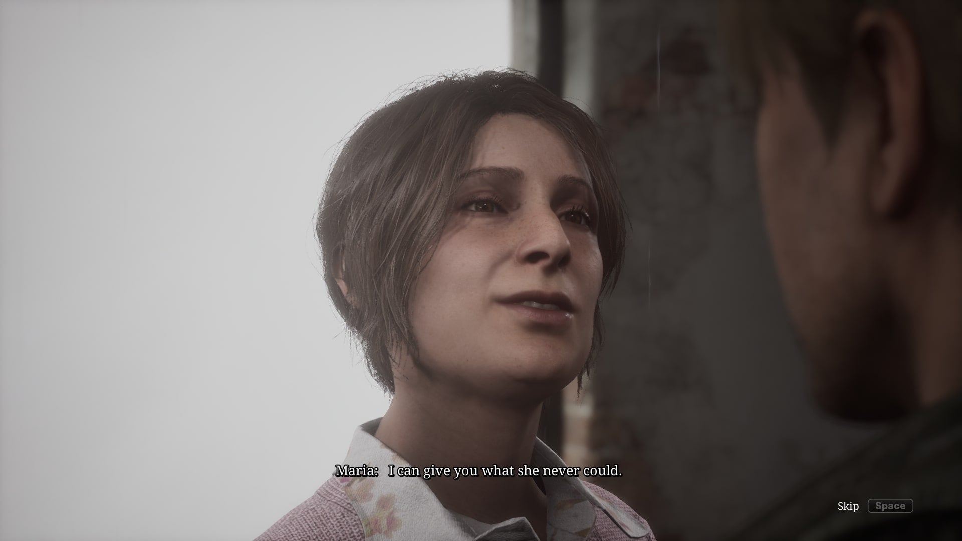 James speaks with Mary/Maria at the end of the game in the Silent Hill 2 remake - 6