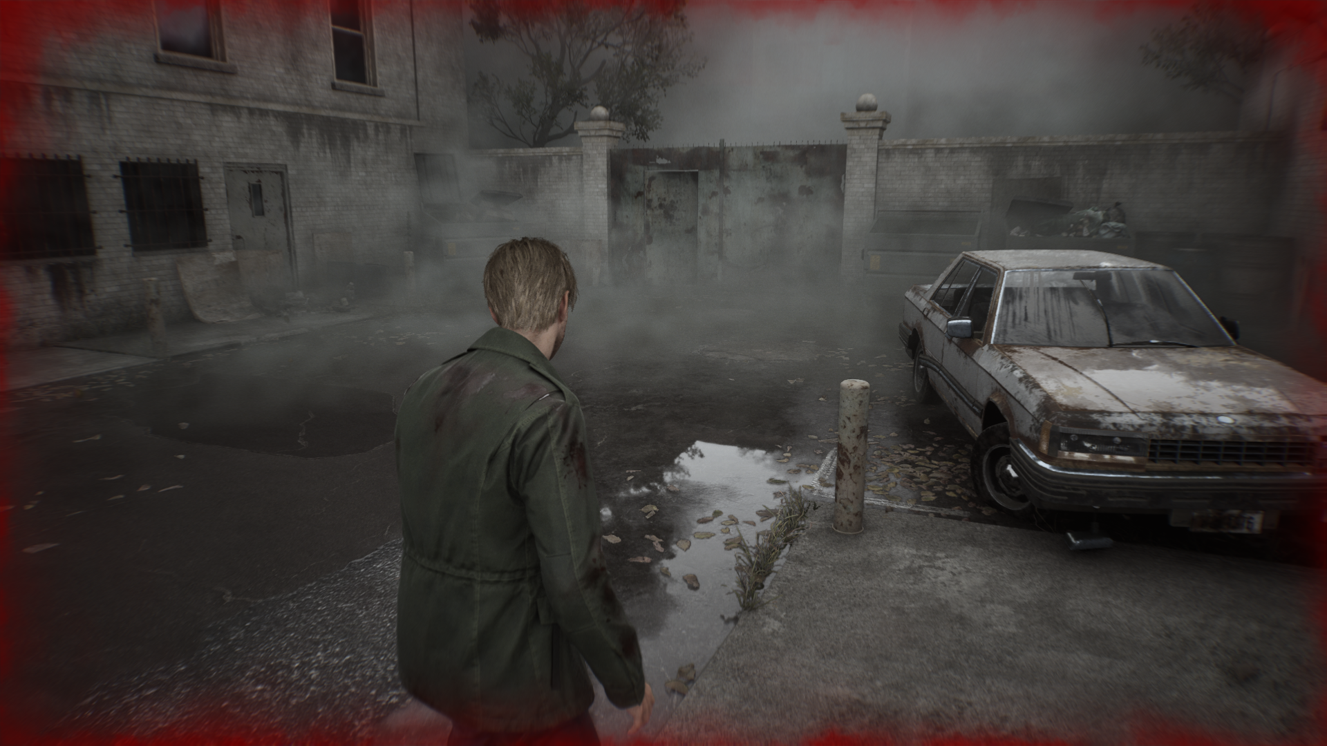 The Silent Hill 2 remake running at Medium settings.