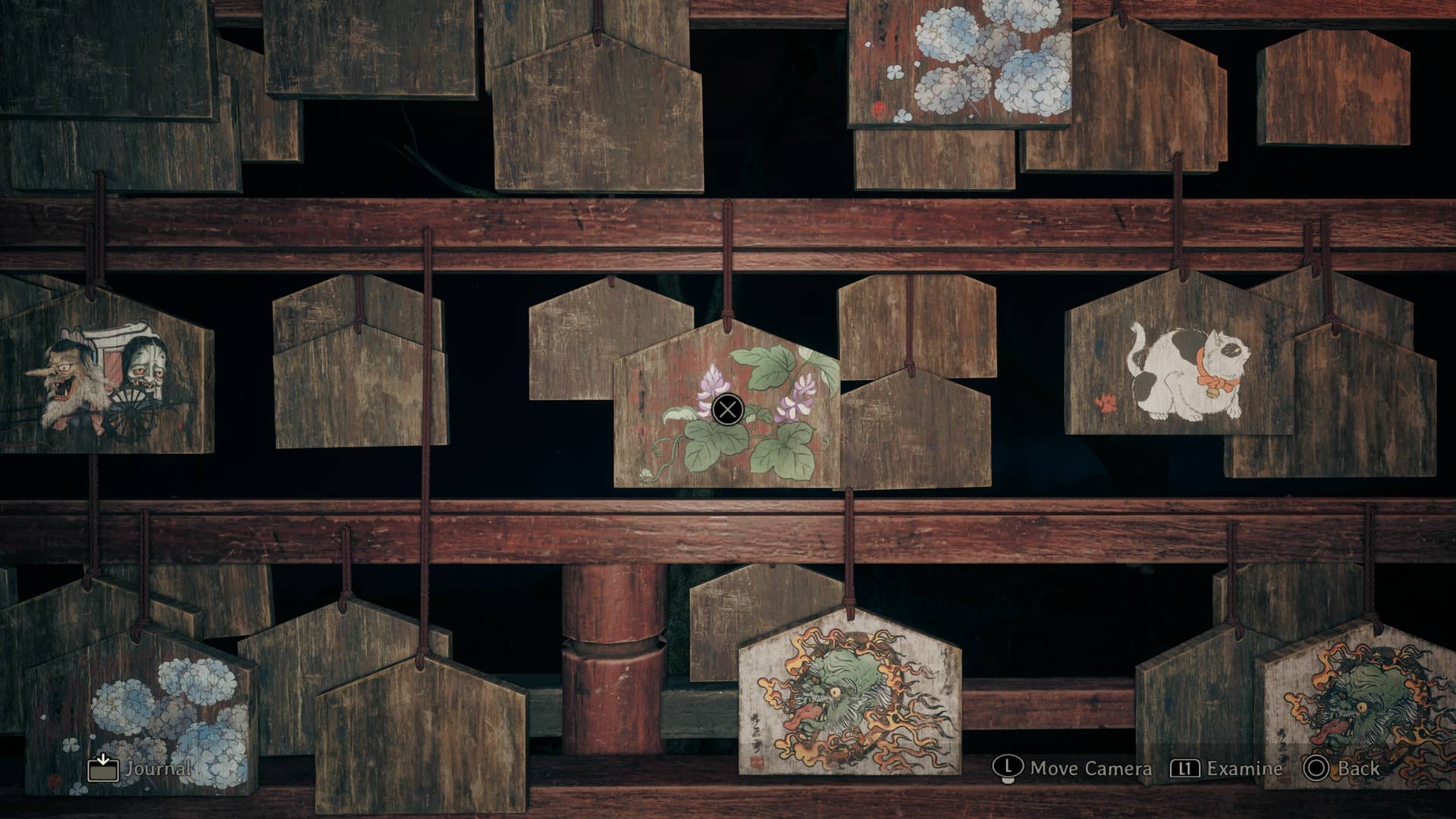 Hinako olha para um ema representando Kudzu em Silent Hill F