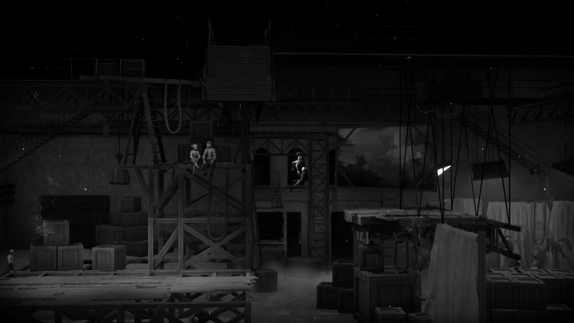 Platforming action in the Silent Sadie demo. - 3