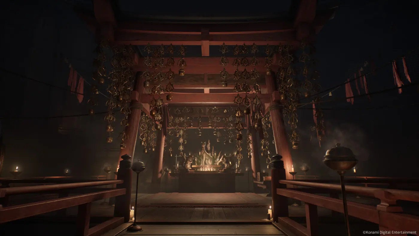 An fox shrine from Silent Hill f.