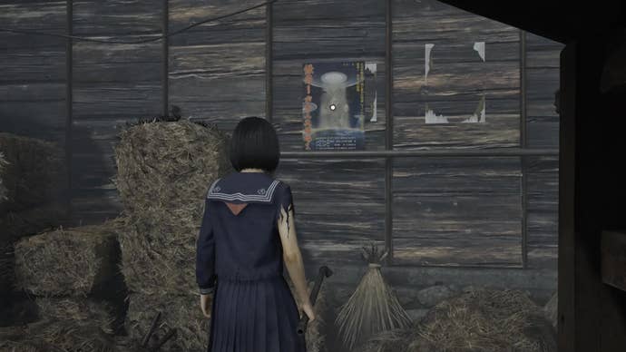 One of the UFO posters in Silent Hill f.