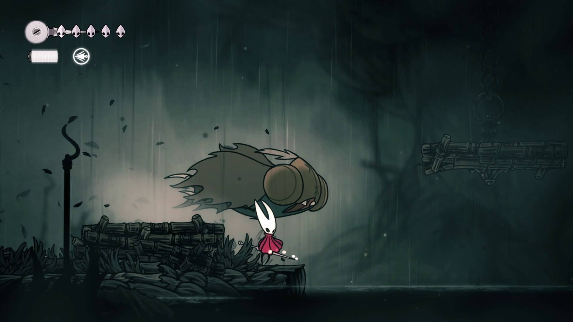 Moorwing Dive Attaques Hornet em Hollow Knight: Silksong