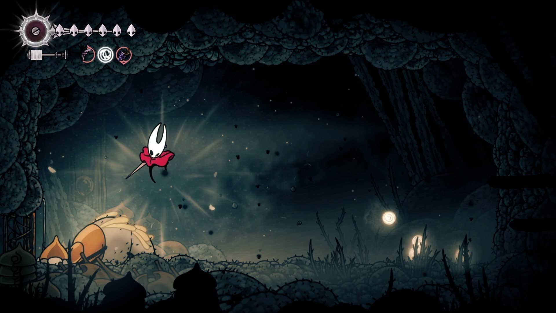 Hornet vai pular na Broodmother em Hollow Knight: Silksong