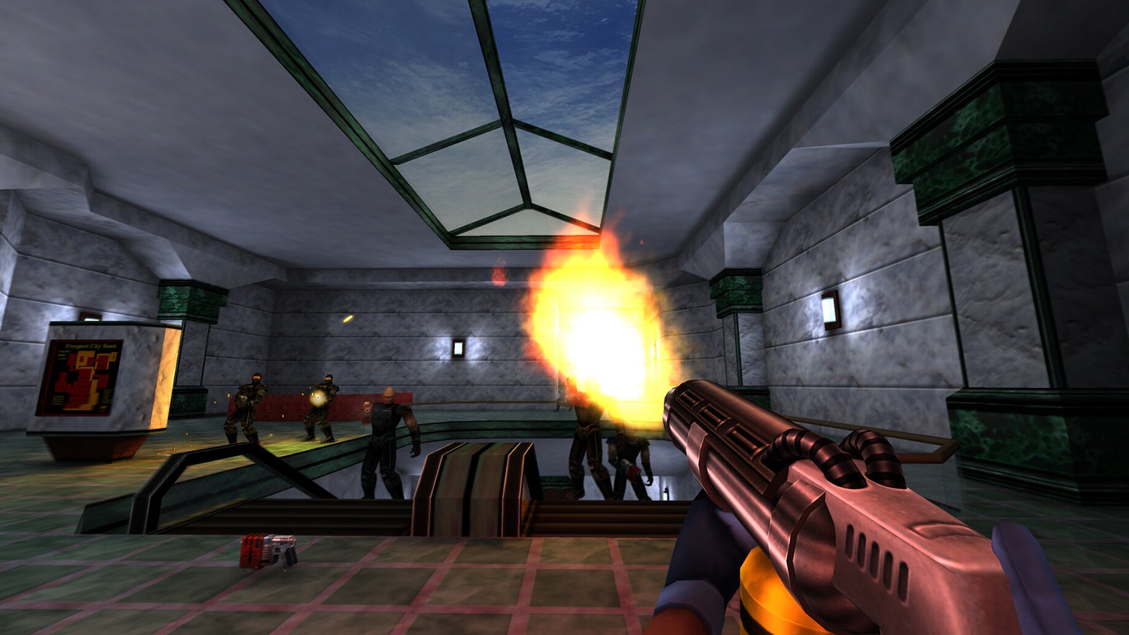 A gunfight in SiN: Reloaded