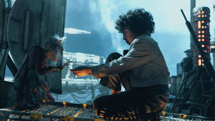 Star Wars: Skeleton Crew - Wim meets a little alien