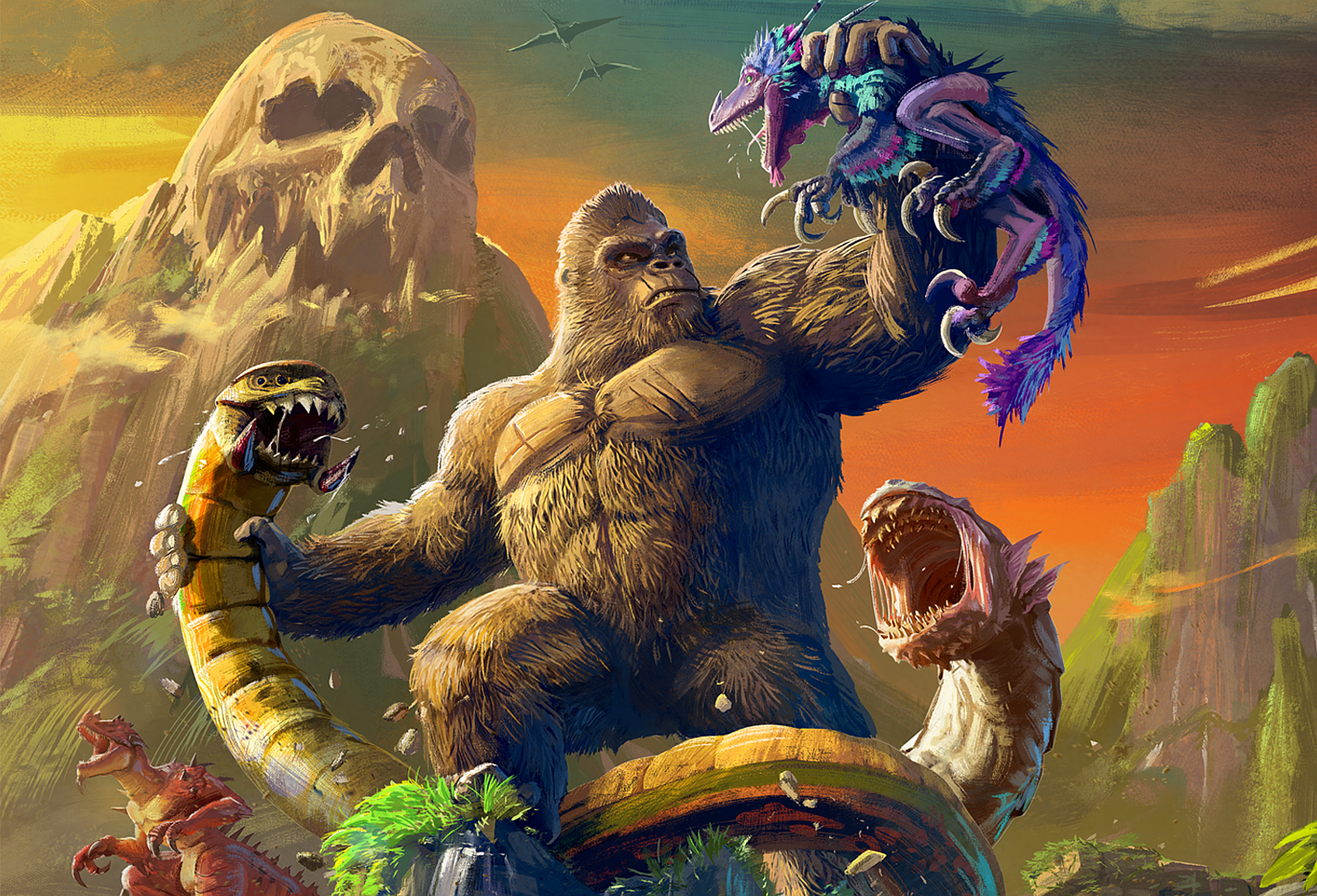 Become the Eighth Wonder of the World in Skull Island: Rise of