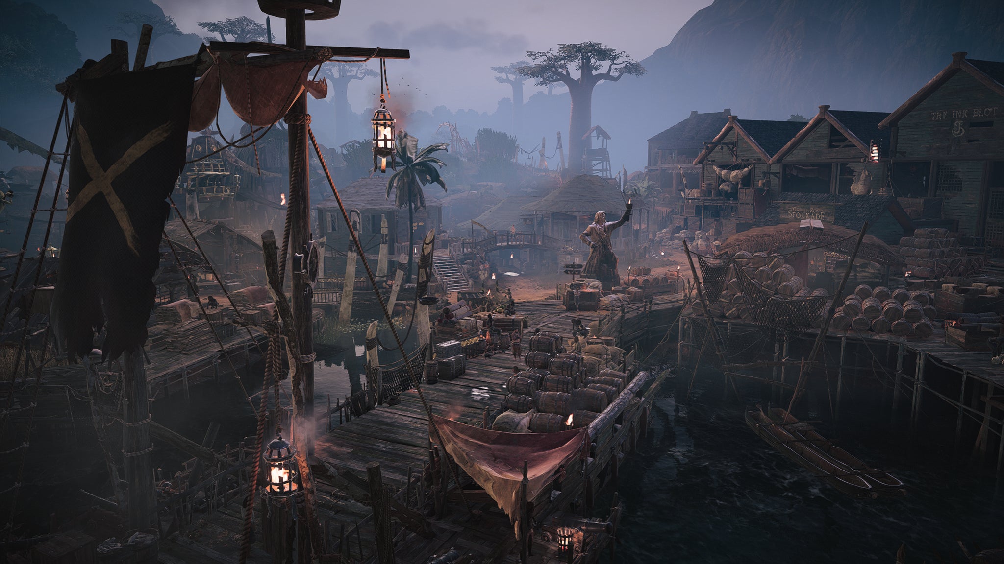 The bustling pirate hub of Sainte-Anne in Skull and Bones. - 5