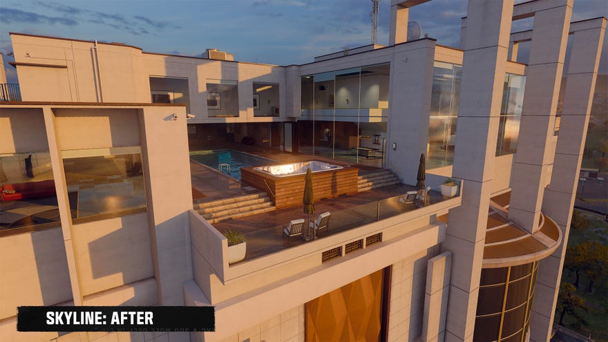 The hot tub in the October 2024 iteration of Call Of Duty Black Ops 6’s Skyline map