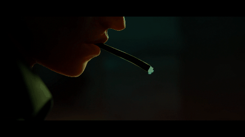 A gif of a Lady Luck smoking and then producing a set of cards in Sleight of Hand