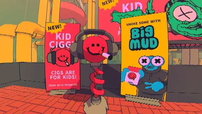 Sludge Life 2 - questionable advertising hoardings.