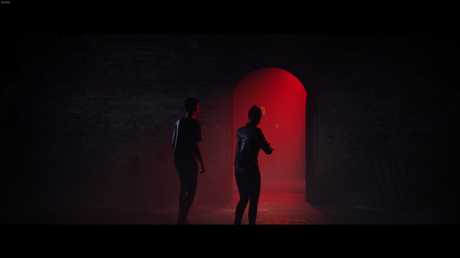 Laura and Ryan venture into the basement of the Hackett home in The Quarry.