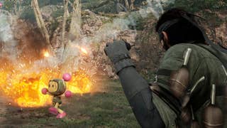 Snake takes on Bomberman in Metal Gear Solid Delta