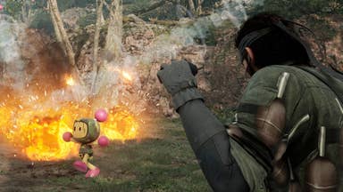 Snake takes on Bomberman in Metal Gear Solid Delta
