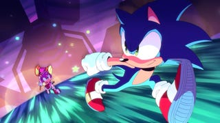 Sonic chased by Amy from Sonic Dream Team animated intro