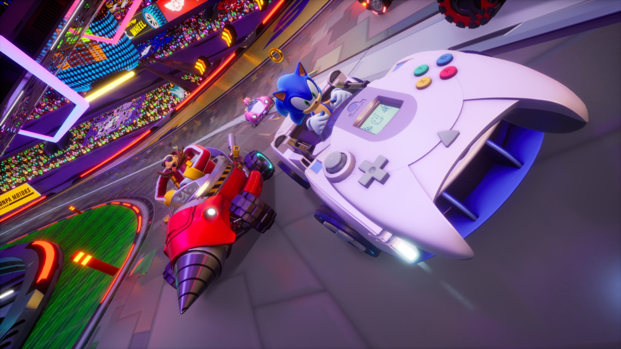Evangelion, Final Fantasy, Bayonetta e mais em Sonic Racing Crossworlds