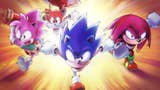 Amy, Tails, Sonic and Knuckles in Sonic Superstars opening
