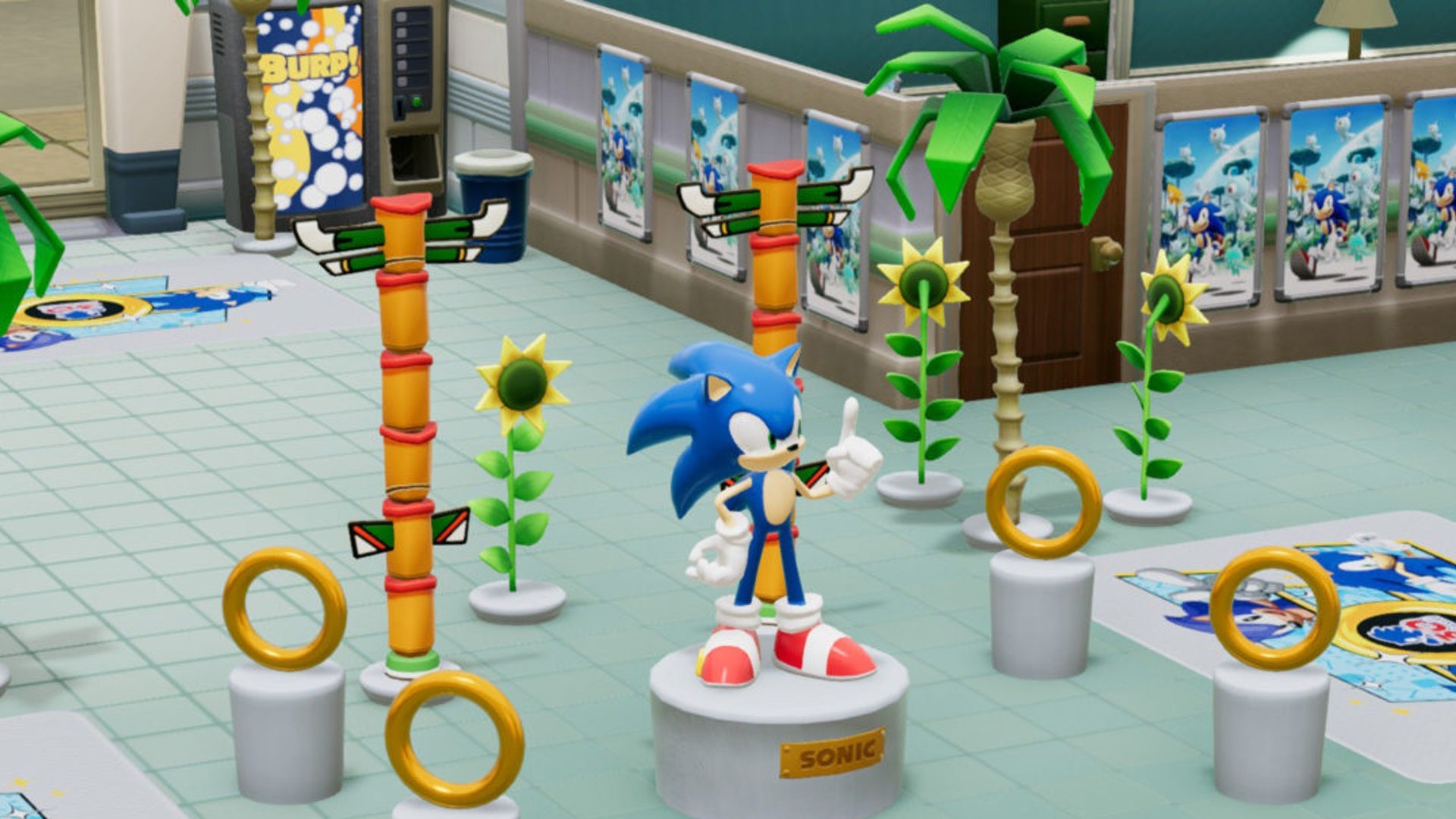 Sonic appears in Sega&rsquo;s Two Point Hospital.