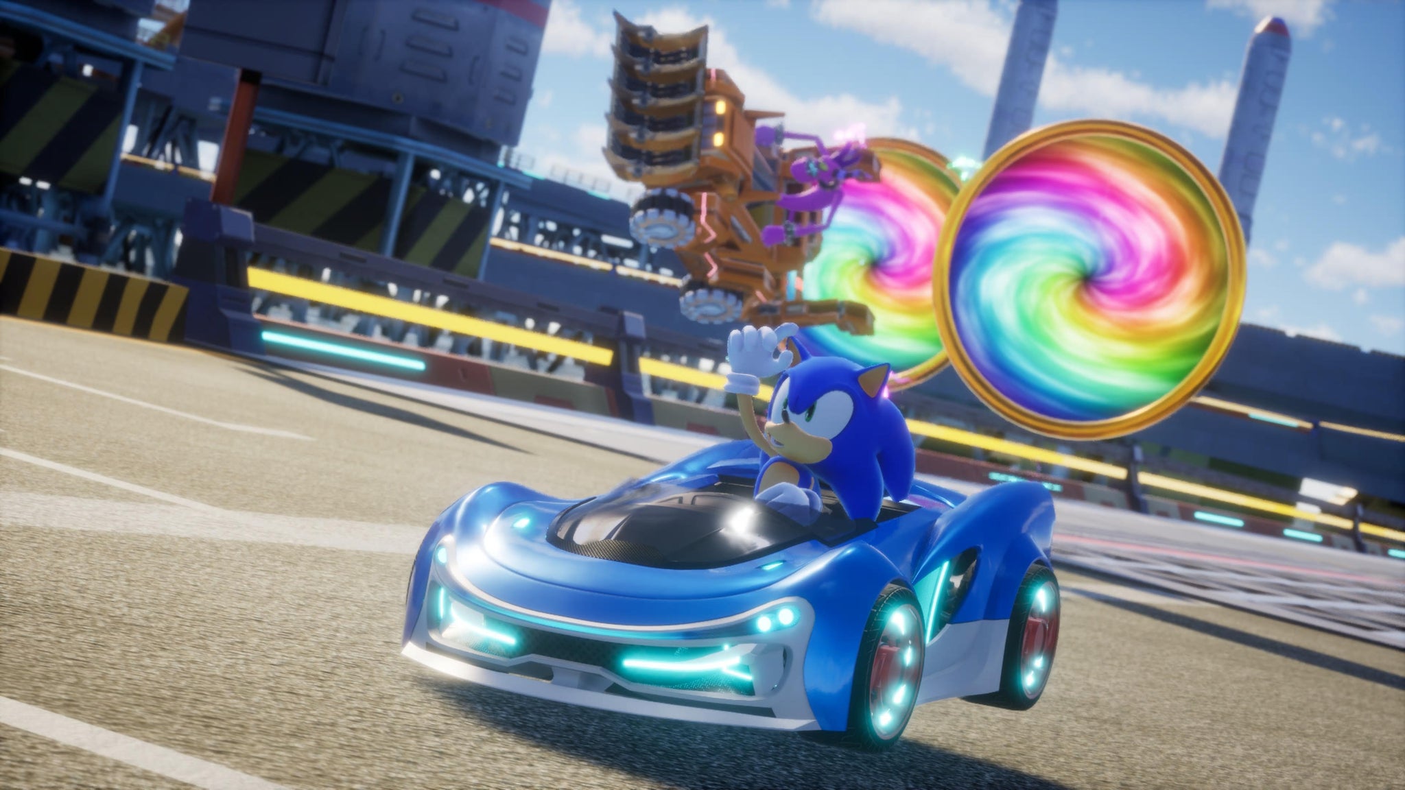 Sonic Racing World Sonic Racing: CrossWorlds review - an exquisite handling model saves an ...