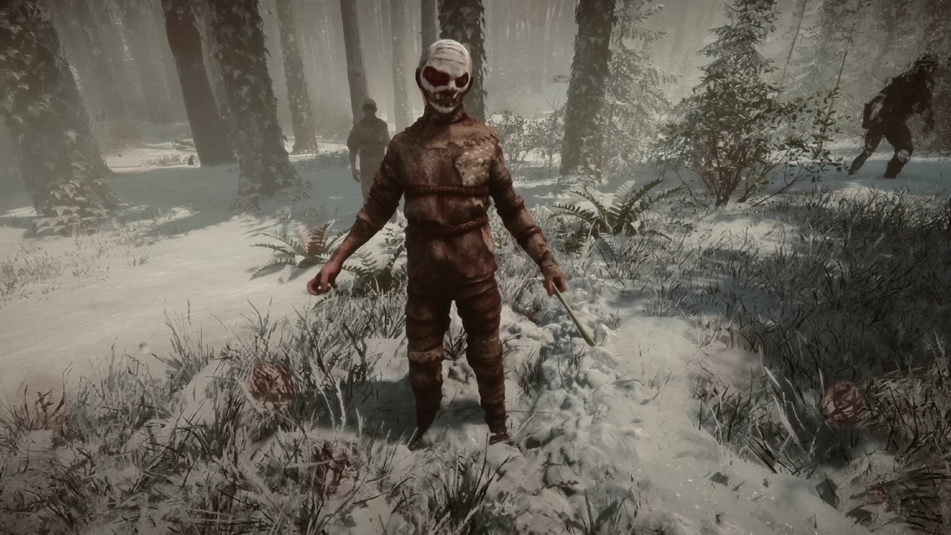 Sons of the Forest image showing a stunned enemy standing in the snow. - 5