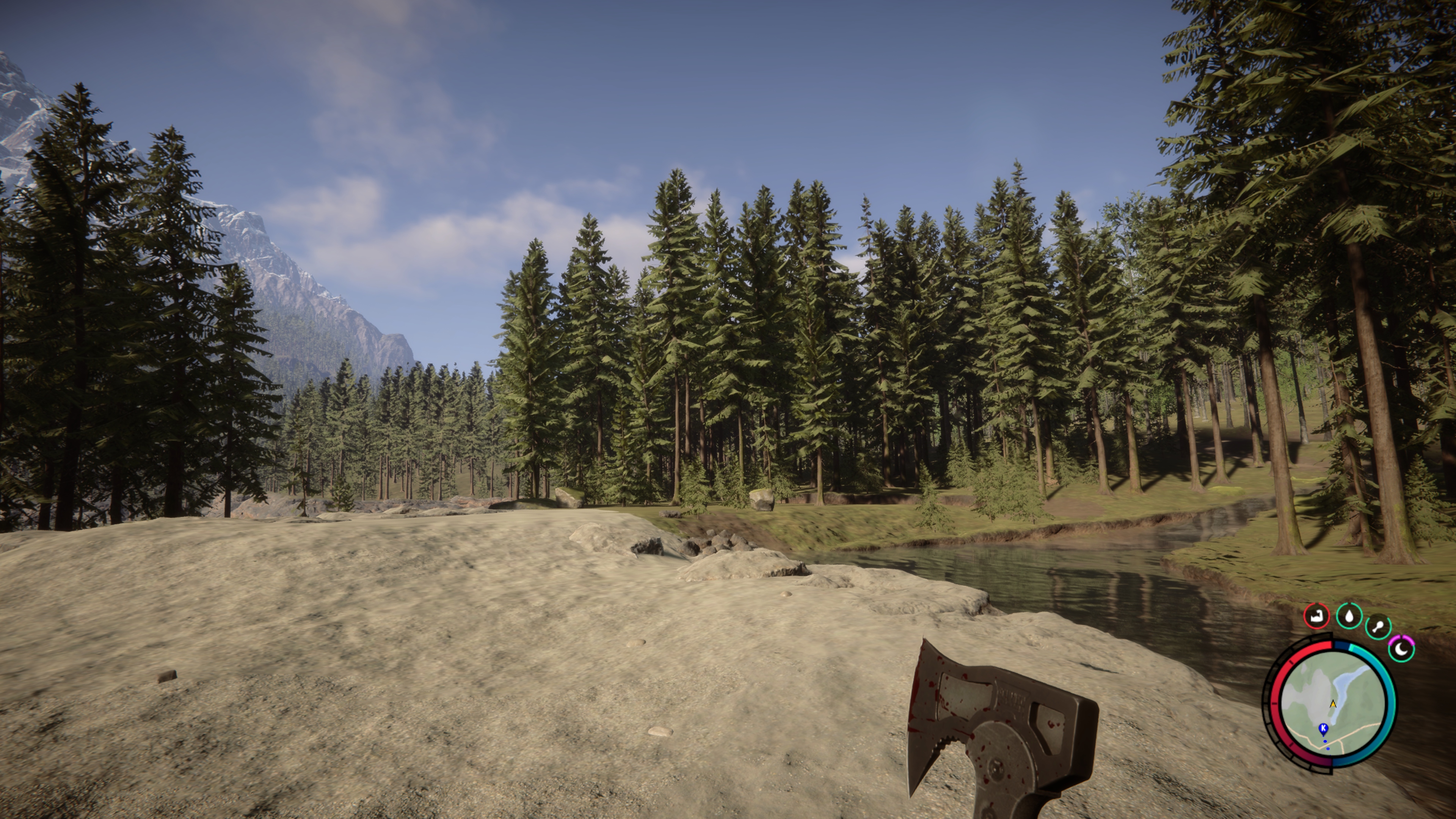 Sons of the Forest running at Ultra Low quality.