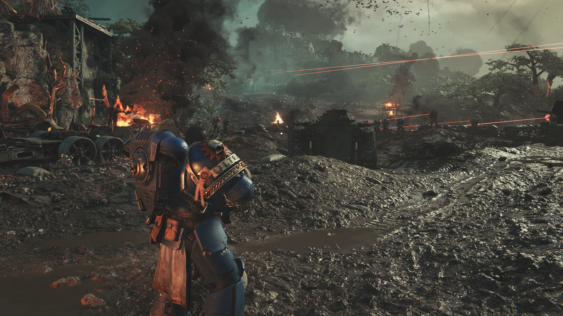 Warhammer 40,000: Space Marine 2 running at Ultra quality.