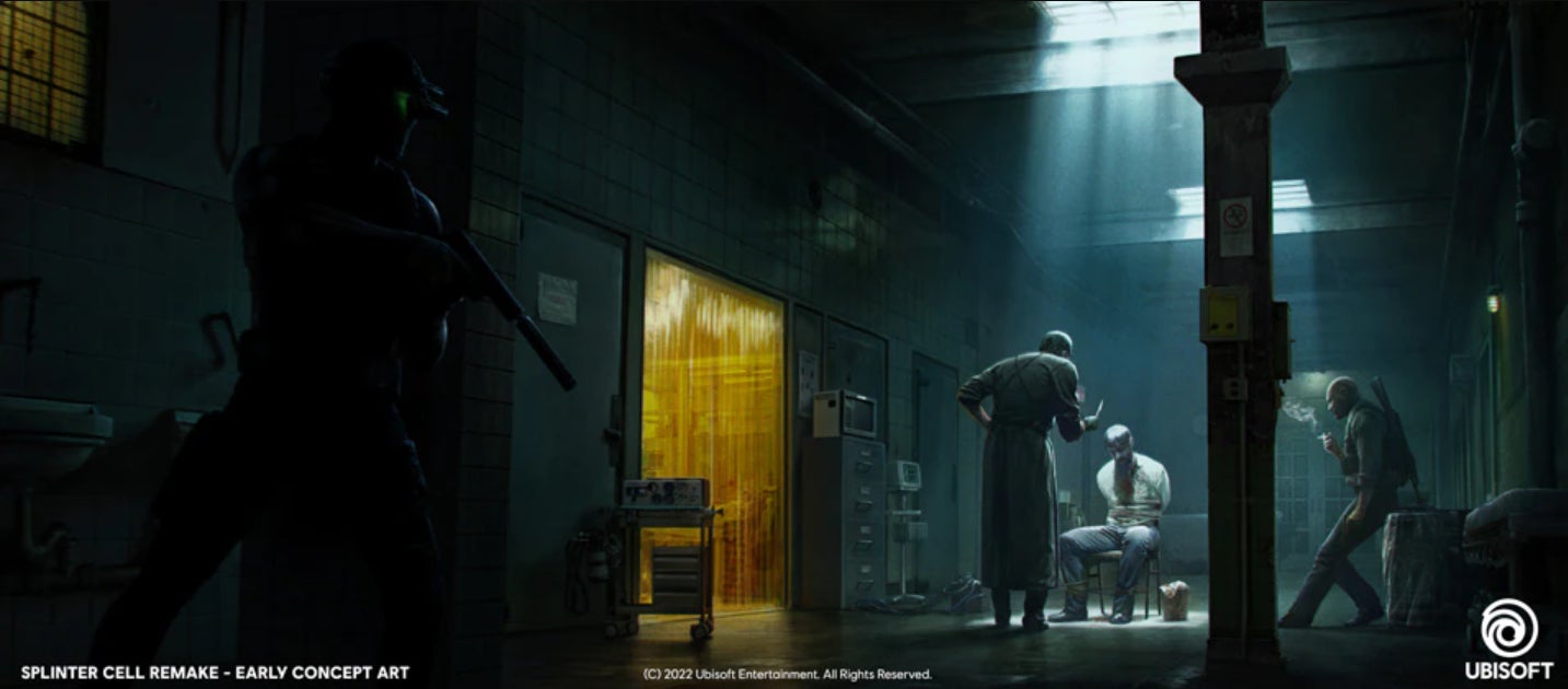 Concept art from Ubisoft&rsquo;s upcoming Splinter Cell remake