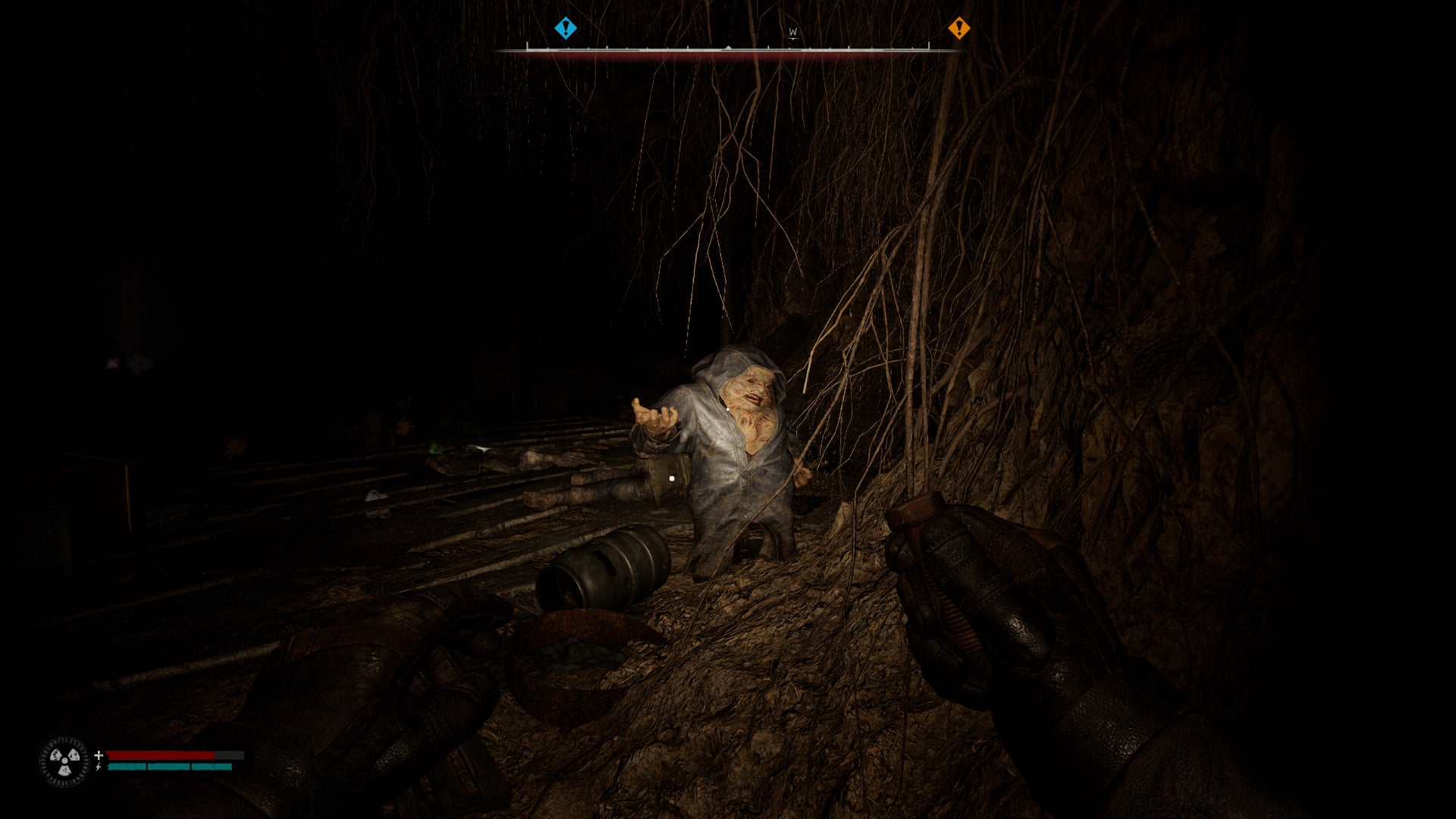 A Burer mutant prepares a telekinetic attack in S.T.A.L.K.E.R. 2: Heart of Chornobyl. - 3