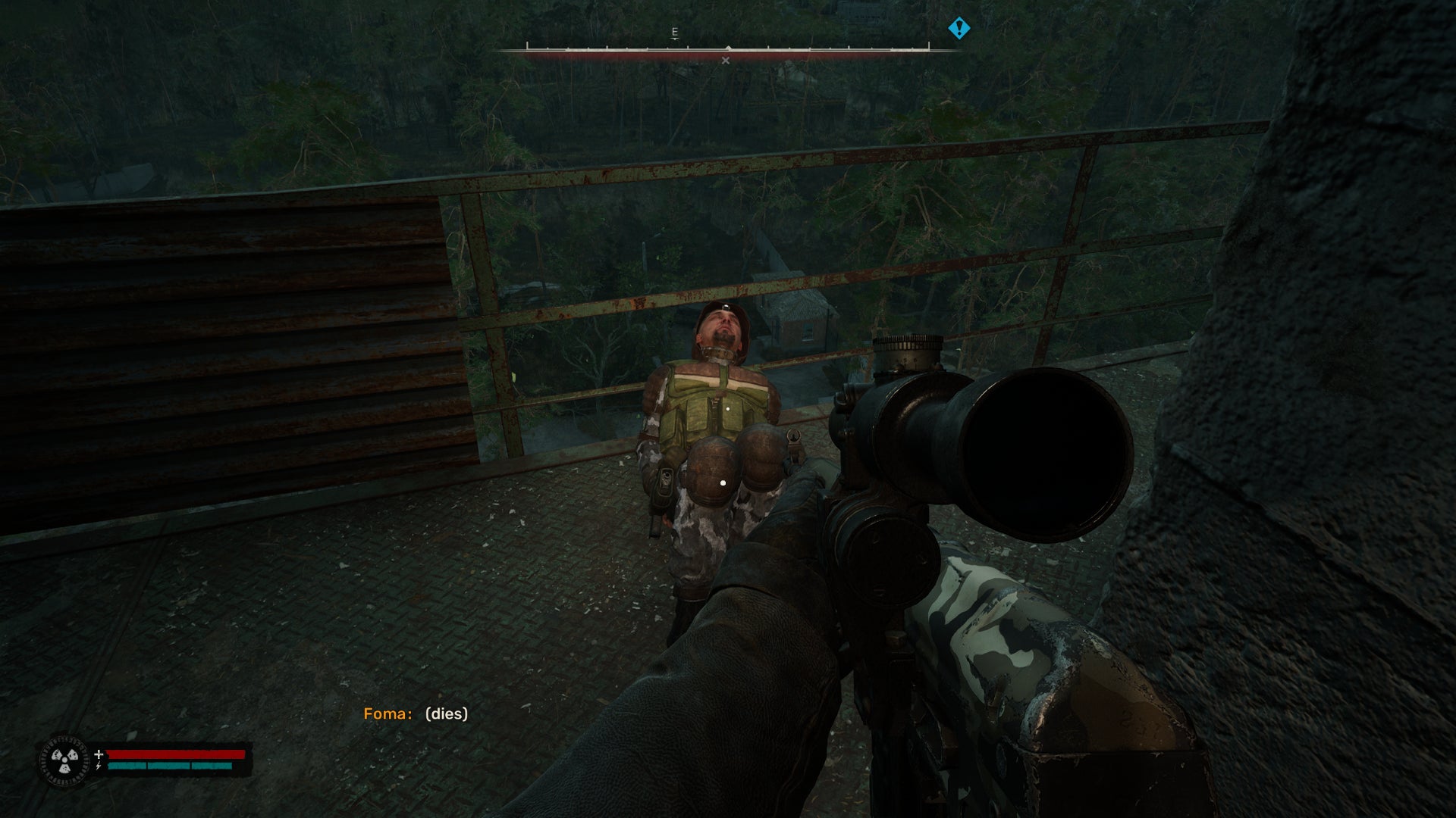 Monolith agent Foma dies in S.T.A.L.K.E.R. 2: Heart of Chornobyl. - 7