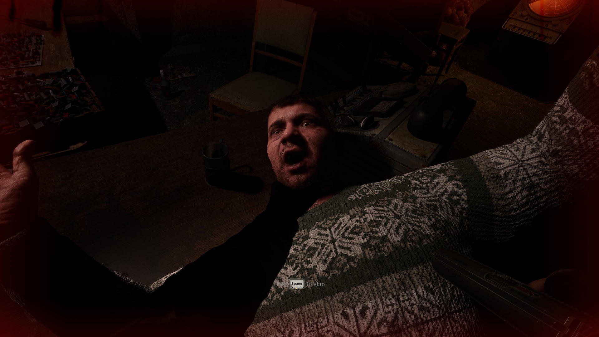 Holding Solder at gunpoint in STALKER 2: Heart of Chornobyl. - 5