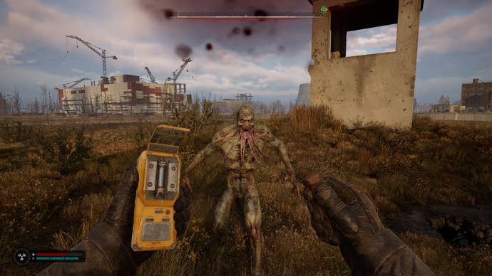 A Bloodsucker ambush in STALKER 2: Heart of Chornobyl.