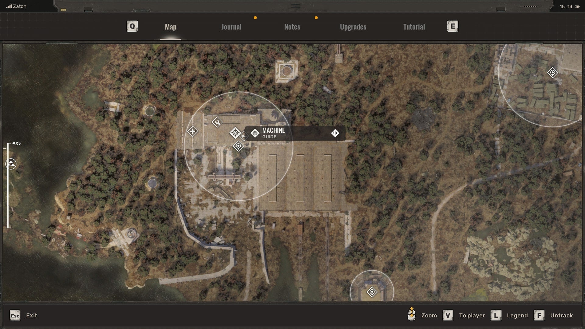 Shelter's Guide, Machine, is shown on the Stalker 2 map - 4