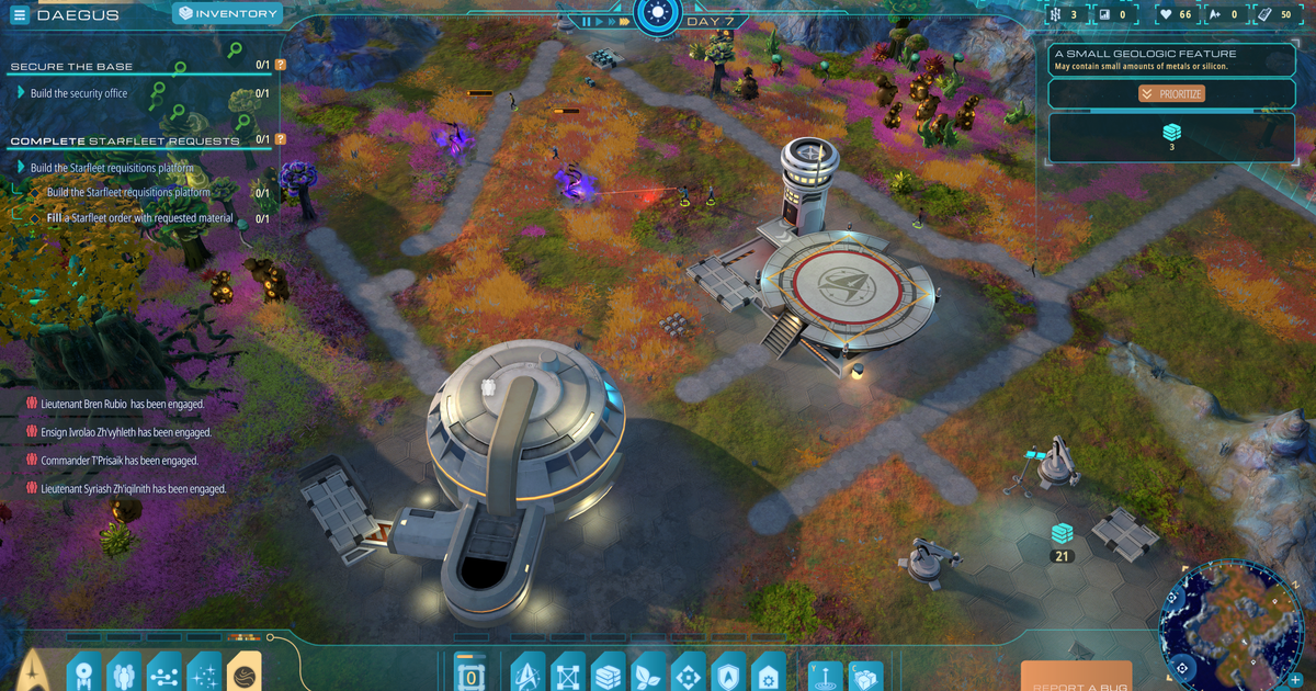 Star Trek: Outposts Unknown's demo introduces an upbeat settlement builder, though my crew of clocking-out ship slackers wouldn't last a day in RimWorld