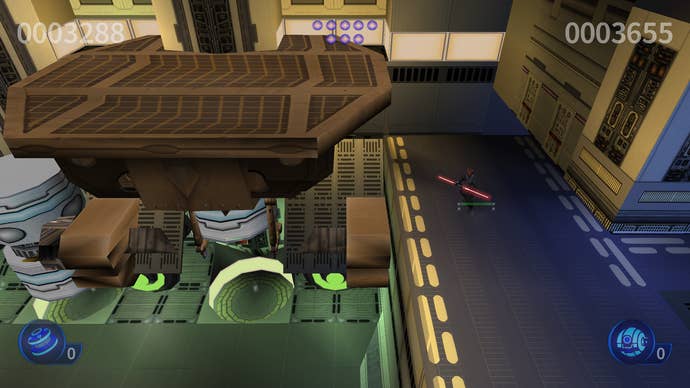 Star Wars Episode I - Jedi Power Battles - giant loader droid stuck and Maul