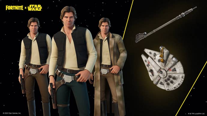 Han Solo in Fortnite.