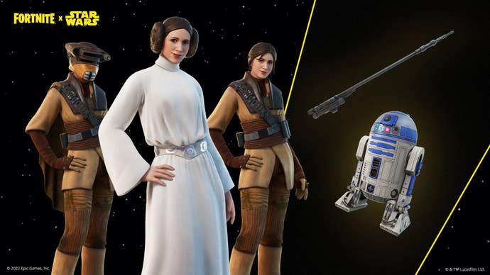 Leia Organa in Fortnite.
