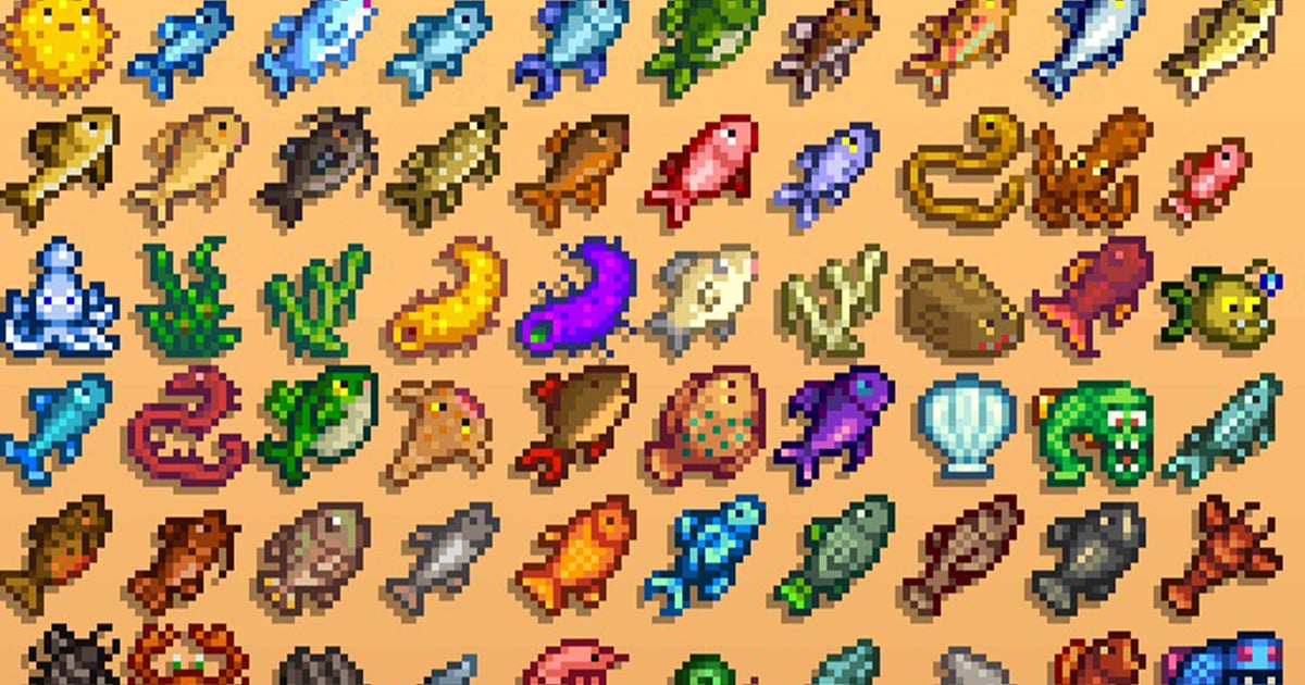 Stardew Valley Fish and fish by season list | Eurogamer.net