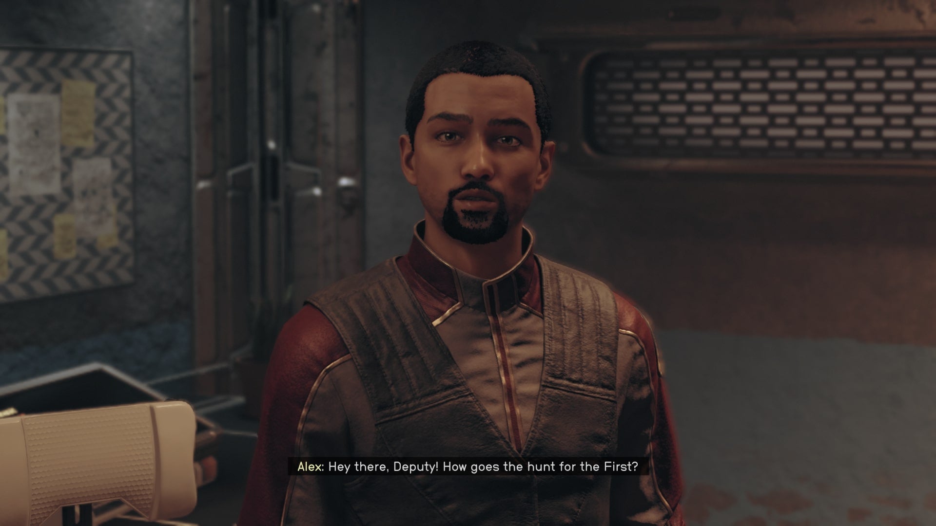 The player speaks with Alex Shadid in Starfield - 6