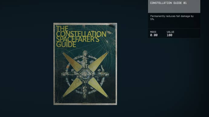 Starfield image showing a close-up of the Constellation Guide 01.